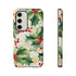 Christmas Holly on a Golden Background - Impact Resistant Phone Case Samsung Galaxy S23 Matte